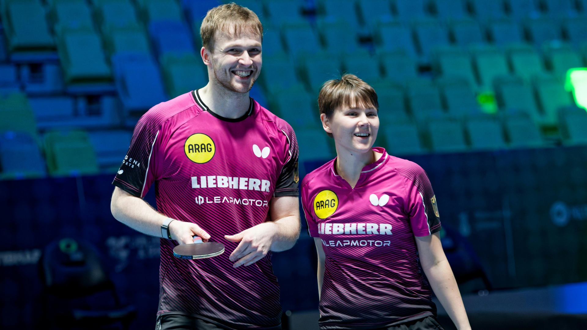 Drama im fünften Satz: Tischtennis-Duo Duda/Mittelham holt Gold