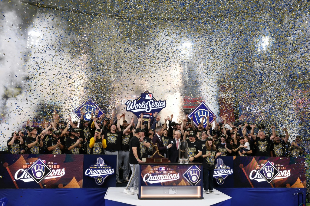 Baseball: Milwaukee Brewers feiern ersten World-Series-Triumph