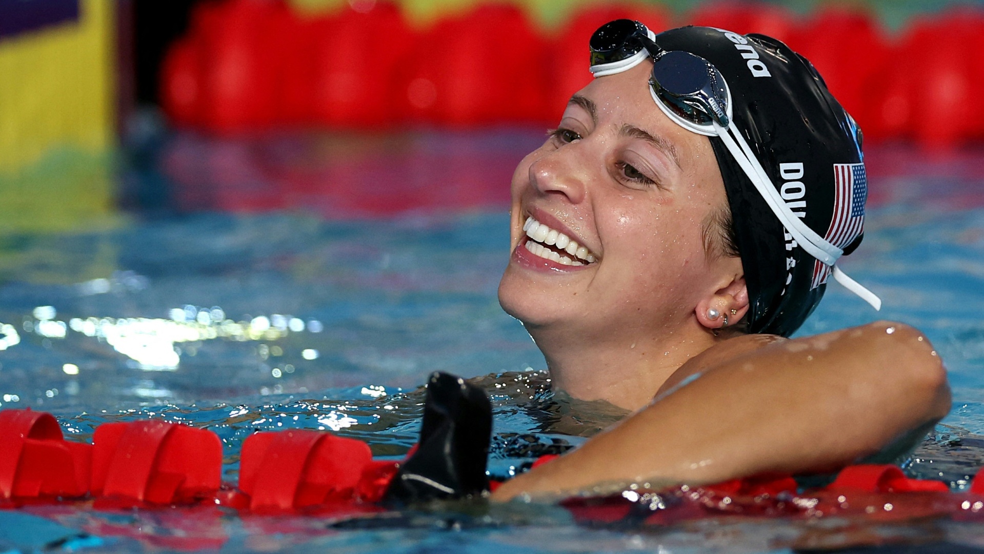 Olympiasiegerin Douglass mit Weltrekord über 50 m Freistil