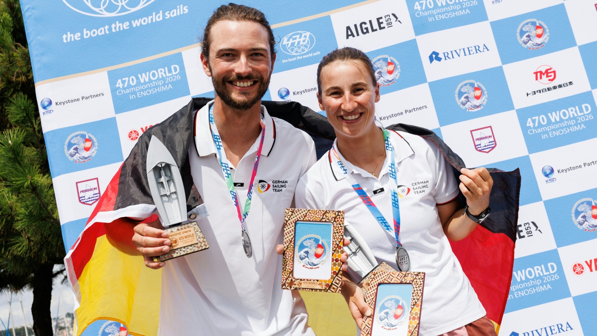 Segeln: Löffler/Hoerr holen WM-Silber im 470er-Mixed
